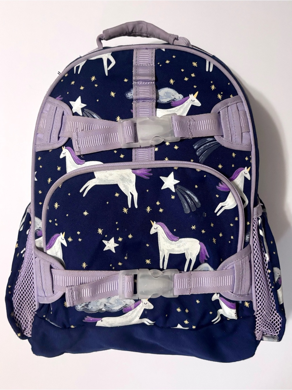 Pottery Barn Kids Mackenzie Large Glow‑in‑the‑Dark Unicorn Backpack